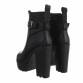 Damen High-Heel Stiefeletten - black