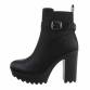 Damen High-Heel Stiefeletten - black Gr. 40