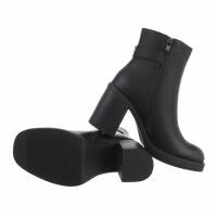 Damen High-Heel Stiefeletten - black