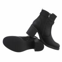 Damen High-Heel Stiefeletten - black