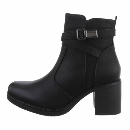 Damen High-Heel Stiefeletten - black Gr. 37