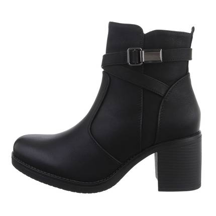 Damen High-Heel Stiefeletten - black Gr. 40