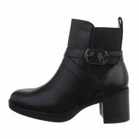 Damen High-Heel Stiefeletten - black