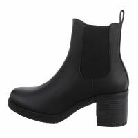 Damen High-Heel Stiefeletten - black