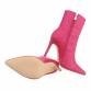 Damen High-Heel Stiefeletten - pink