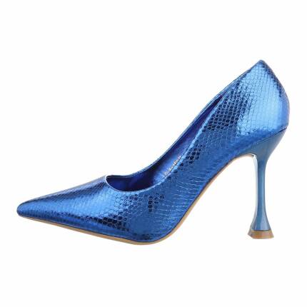 Damen High-Heel Pumps - blue Gr. 39