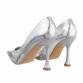 Damen High-Heel Pumps - silver