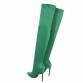 Damen Overknee-Stiefel - green