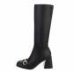 Damen High-Heel Stiefel - black Gr. 37