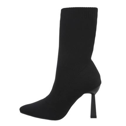 Damen High-Heel Stiefeletten - black Gr. 36