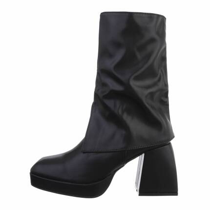 Damen High-Heel Stiefeletten - black