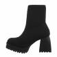 Damen High-Heel Stiefeletten - black