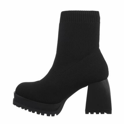 Damen High-Heel Stiefeletten - black Gr. 37