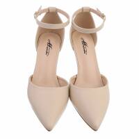 Damen High-Heel Pumps - beige