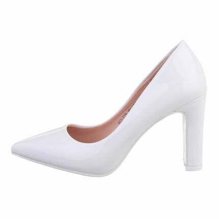 Damen High-Heel Pumps - white Gr. 36