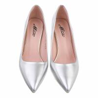 Damen High-Heel Pumps - silver