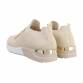 Damen Low-Sneakers - beige