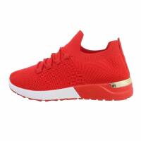 Damen Low-Sneakers - red