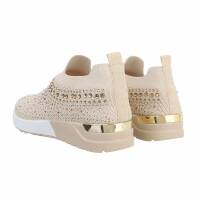 Damen Low-Sneakers - beige