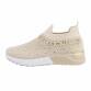 Damen Low-Sneakers - beige Gr. 37