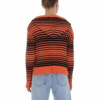 Damen Strickpullover von White ICY Gr. One Size - orange