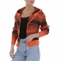 Damen Strickpullover von White ICY Gr. One Size - orange