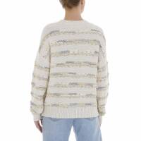 Damen Strickpullover von White ICY Gr. One Size - white