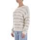 Damen Strickpullover von White ICY Gr. One Size - white