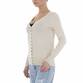 Damen Strickjacke von White ICY Gr. One Size - beige