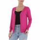 Damen Strickjacke von White ICY Gr. One Size - fuschia