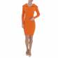 Damen Minikleid von White ICY Gr. M/L - orange