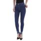 Damen High Waist Jeans von Laulia - blue