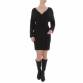 Damen Minikleid von EMMASH Gr. S/M - black