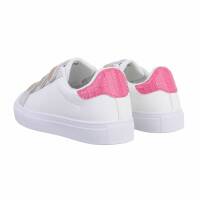 Damen Low-Sneakers - fushia