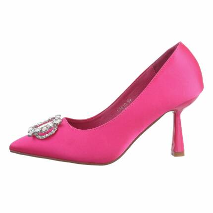 Damen High-Heel Pumps - fushia Gr. 36