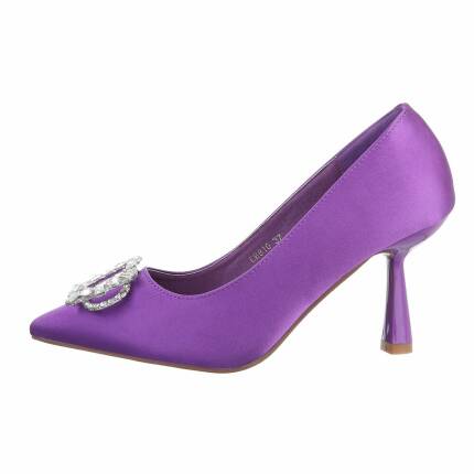 Damen High-Heel Pumps - purple Gr. 39