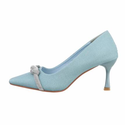 Damen High-Heel Pumps - blue Gr. 38