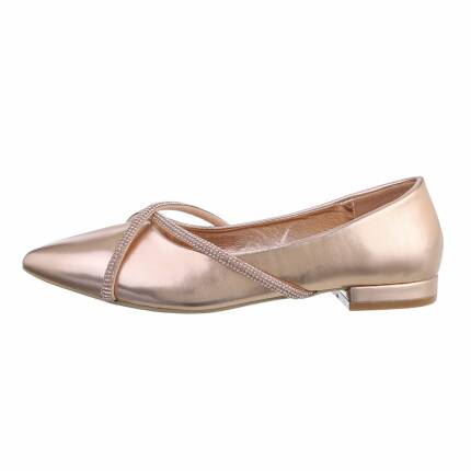 Damen Klassische Pumps - champagne Gr. 36