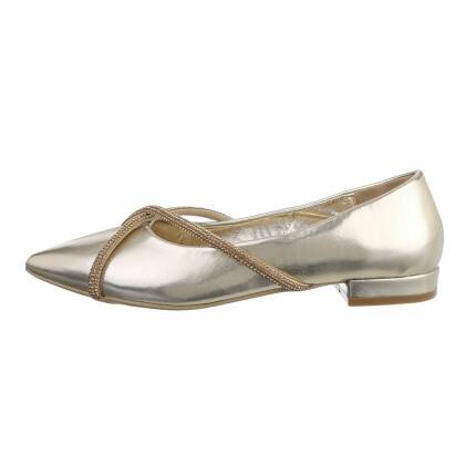 Damen Klassische Pumps - gold Gr. 36