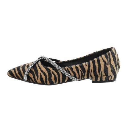 Damen Klassische Pumps - zebra Gr. 36