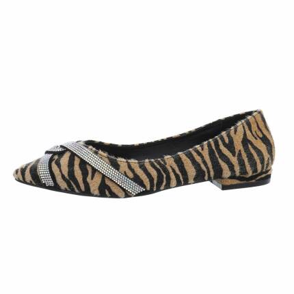 Damen Klassische Pumps - zebra Gr. 38