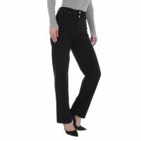 Damen High Waist Jeans von Laulia - black