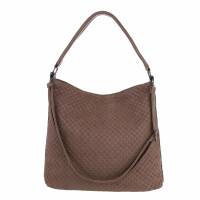 Damen Schultertasche - taupe