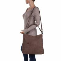 Damen Schultertasche - taupe