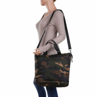 Damen Schultertasche - khaki