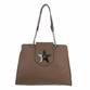 Damen Schultertasche - taupe