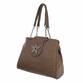 Damen Schultertasche - taupe