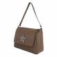 Damen Schultertasche - taupe