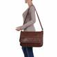 Damen Schultertasche - brown