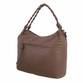 Damen Schultertasche - taupe